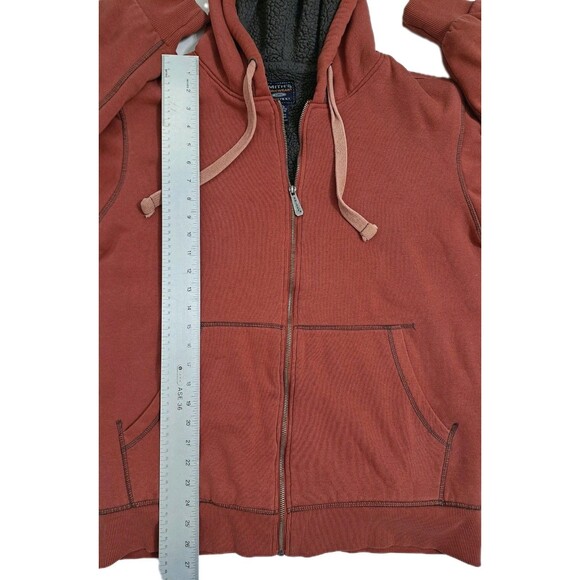 Smith's Workwear Hoodie Zip Jacket Men's Small Hooded Sherpa Fleece Lined Heavy - Picture 7 of 8